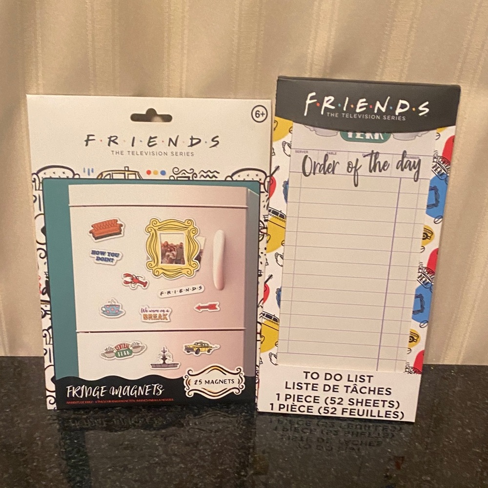 Friends Fridge Magnets and Note Pad